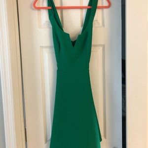 Emerald green A-Line short Dress size 10